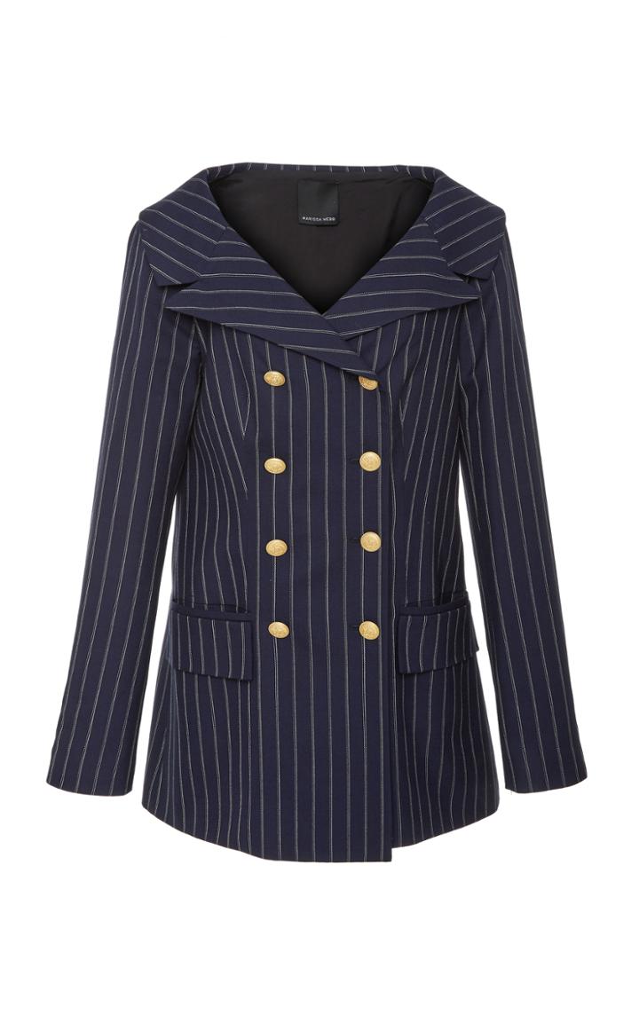 Marissa Webb Robin Pinstripe Blazer
