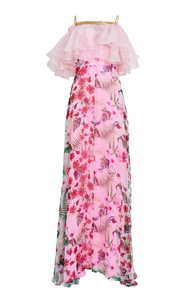 Roopa Ruffle Bodice Maxi Dress