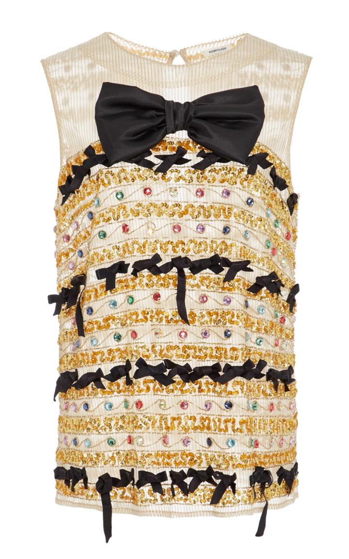Manoush Bow Embellished Tank Top