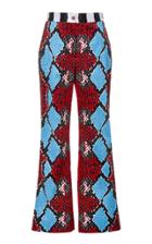 Stella Jean Flared Snake Pants