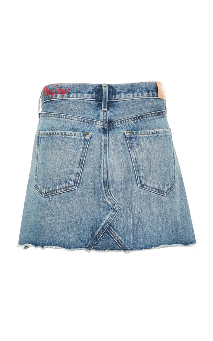 Citizens Of Humanity M'o Exclusive Monogrammable Cutoff Skirt