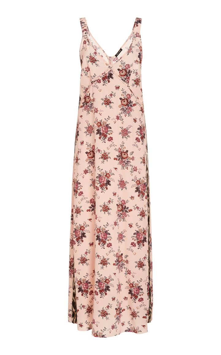 R13 Floral-print Silk Maxi Dress