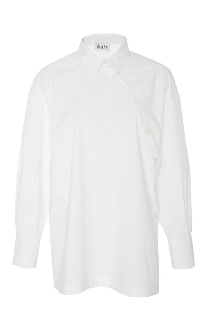 Whit Cross Placket Shirt