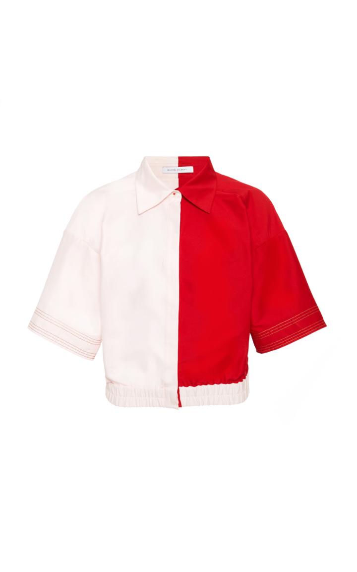 Moda Operandi Rachel Gilbert Rian Two-tone Cropped Top Size: 5
