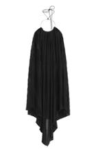 Moda Operandi Balmain Ring-detailed Halter Pliss Mini Dress Size: 36