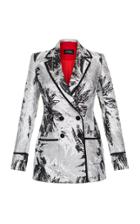 Rasario Double Breasted Jacquard Blazer