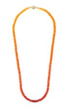 Katherine Jetter One-of-a-kind Fire Opal Bead Necklace