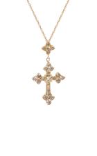 Moda Operandi Nayla Arida Diamond Cross Necklace
