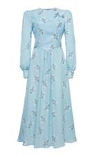 Moda Operandi Alessandra Rich Embellished Bow Silk Dress