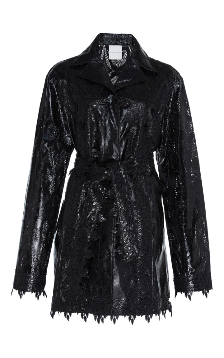 Marco De Vincenzo Lace Trench Coat