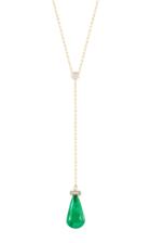 Mateo X Muzo 14k Gold Emerald And Diamond Necklace