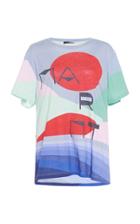 Moda Operandi Isabel Marant Zewel Printed T-shirt Size: 36
