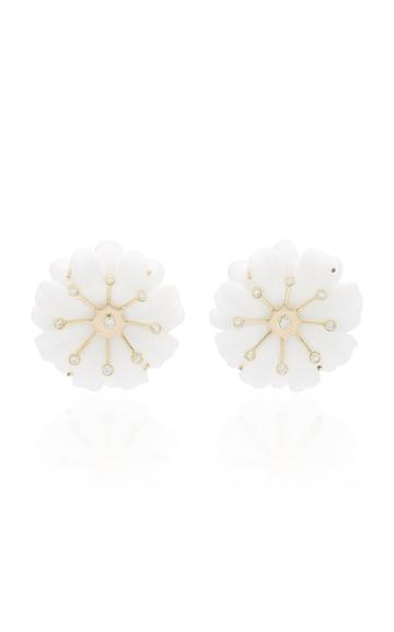 Brent Neale Sputnik Agate Wildflower Earrings