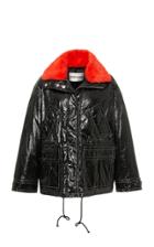Stand Studio Fiona Contrast Fur Jacket