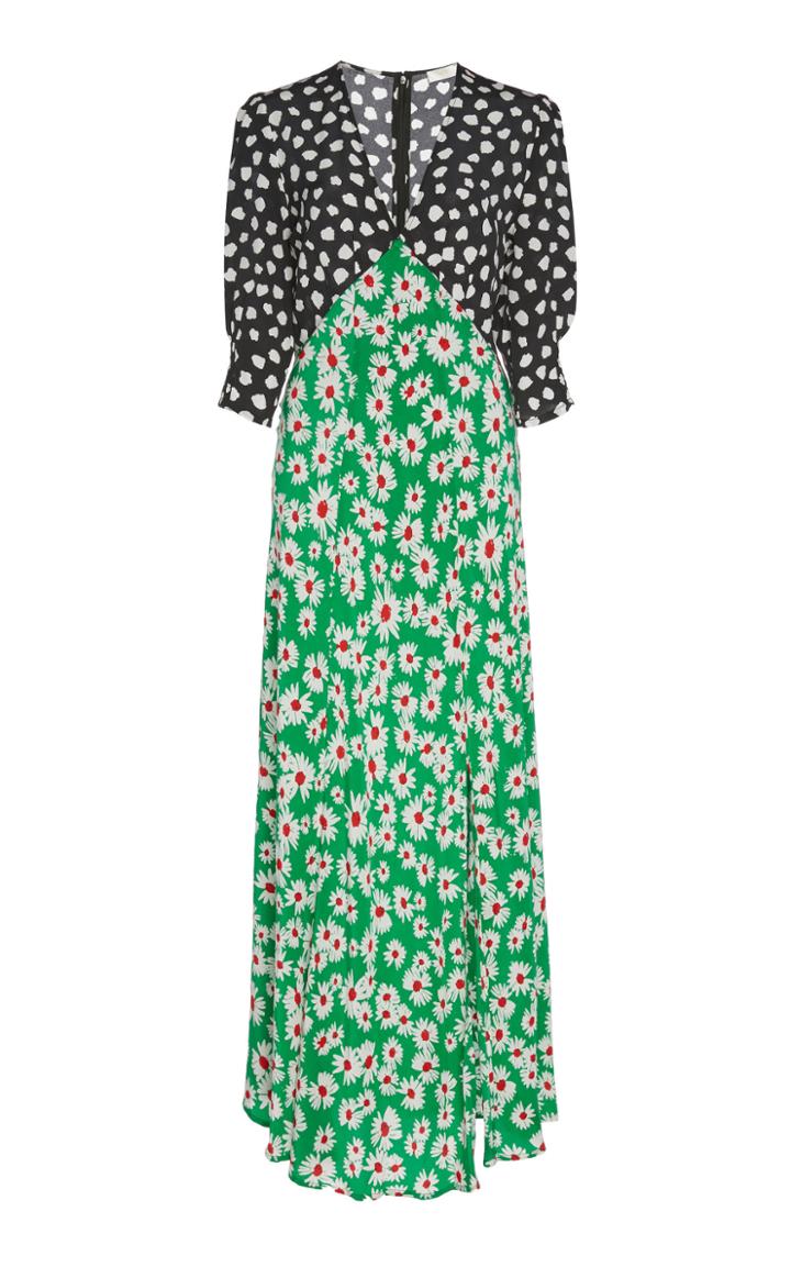 Rixo London Martha Silk Printed Dress