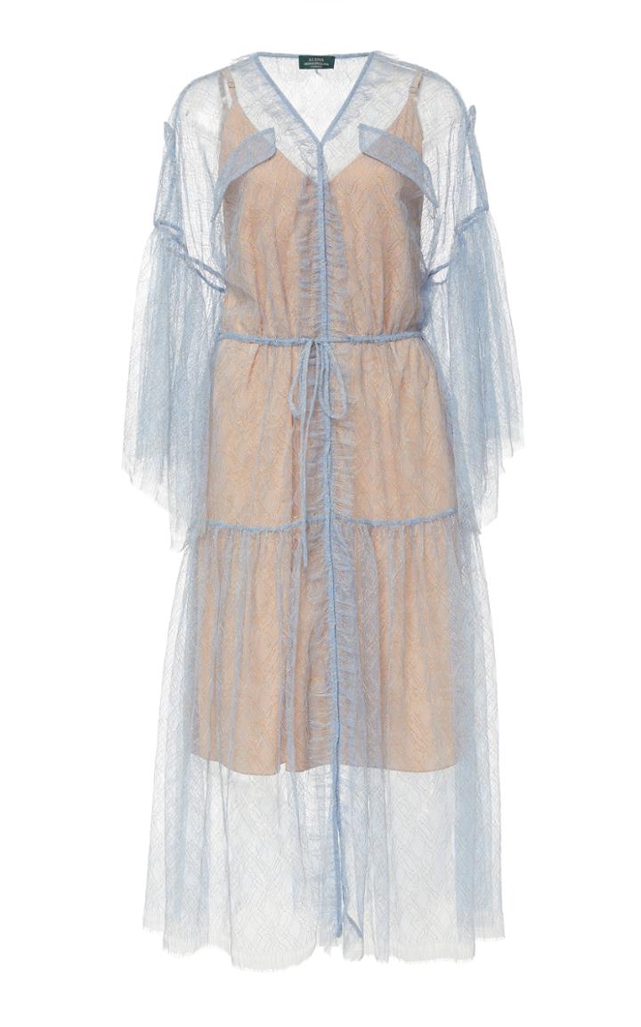 Alena Akhmadullina Sheer Overlay Midi Dress
