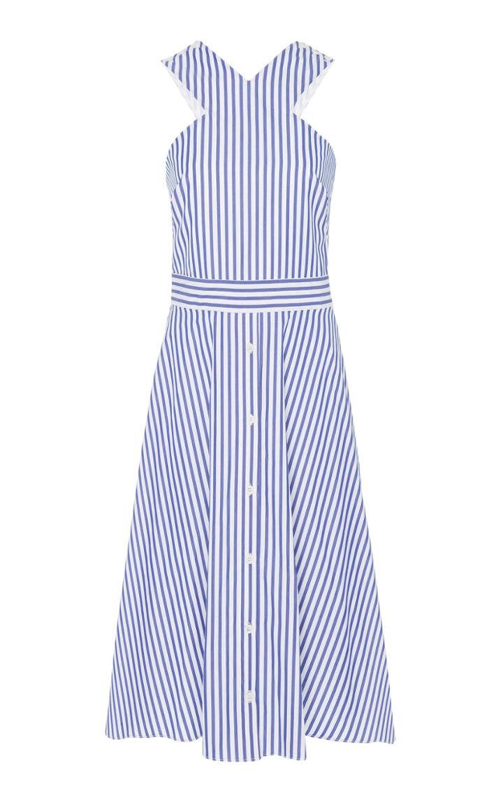 Mds Stripes Criss Cross Dress