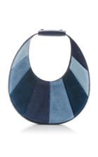 Moda Operandi Staud Moon Striped Suede Shoulder Bag