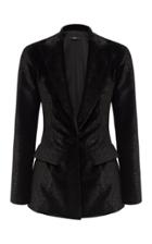 Moda Operandi Alex Perry Hale Glittered Cotton-blend Corduroy Blazer