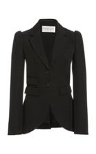 Moda Operandi Michael Kors Collection Puffed-sleeve Gabardine Blazer