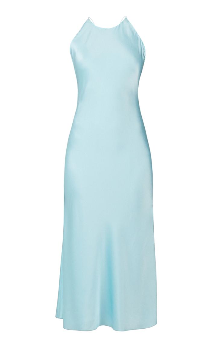 Rosetta Getty Satin Midi Dress