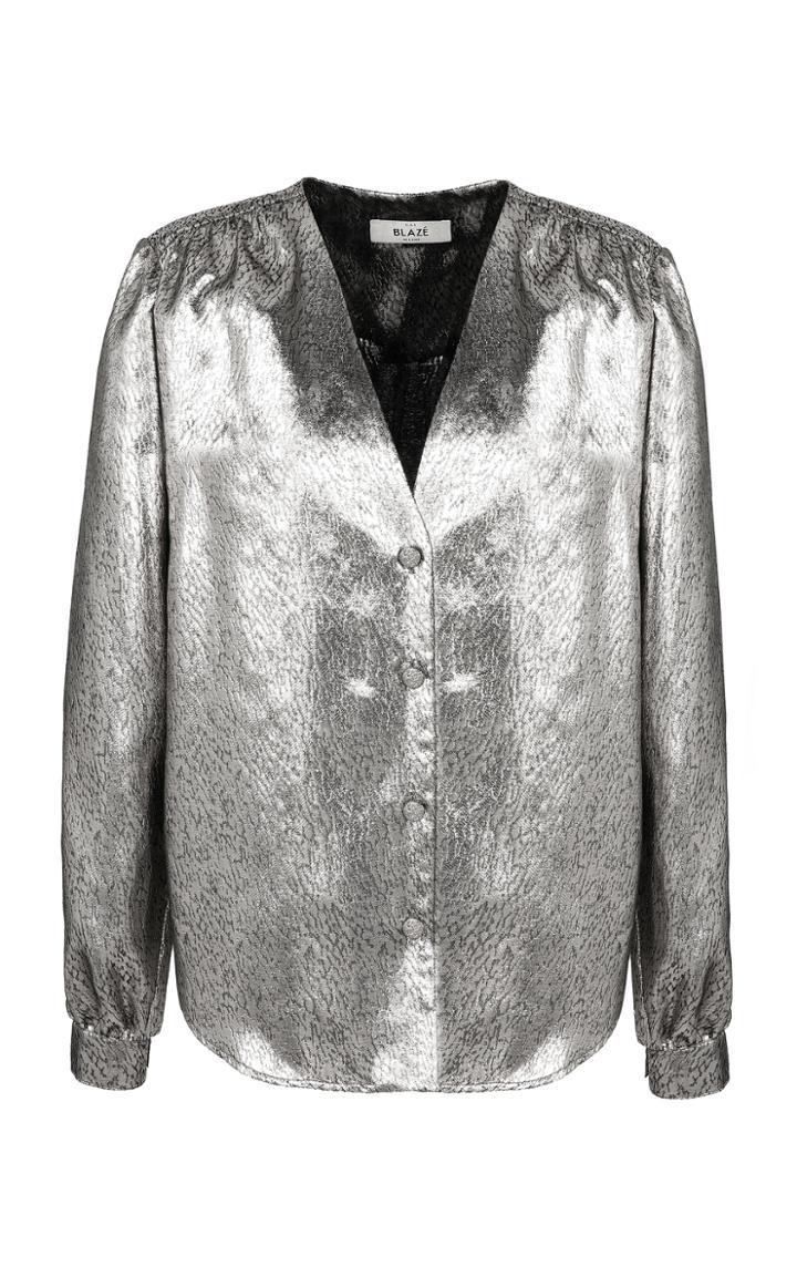 Moda Operandi Blaz Milano Kiwi Magic Andulasian Metallic Top
