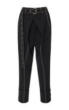 Proenza Schouler Belted Stretch-wool Pants
