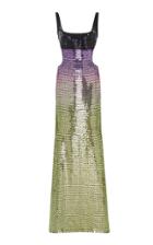 David Koma Camisole Cutout Gown