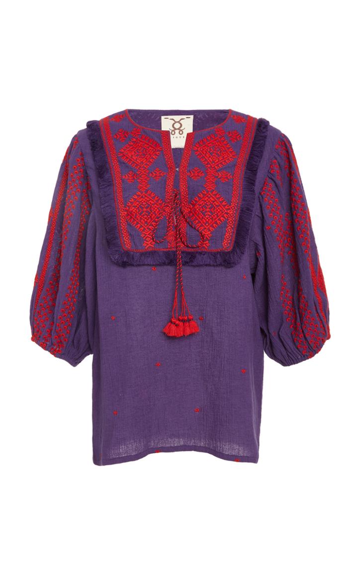 Figue Sia Embroidered Top