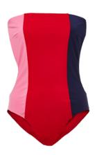 Angelys Balek Rpb Color-blocked Strapless Swimsuit