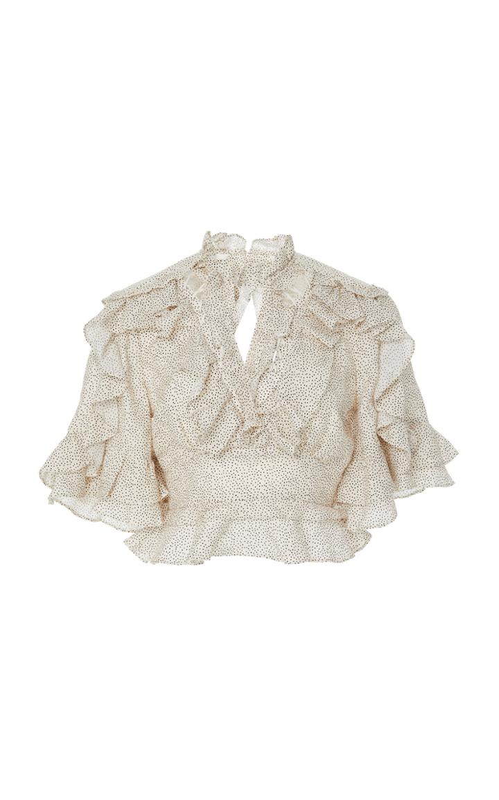 Acler Wickham Ruffled Cotton Top