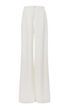 Elie Saab High Waist Cady Wide Leg Pants