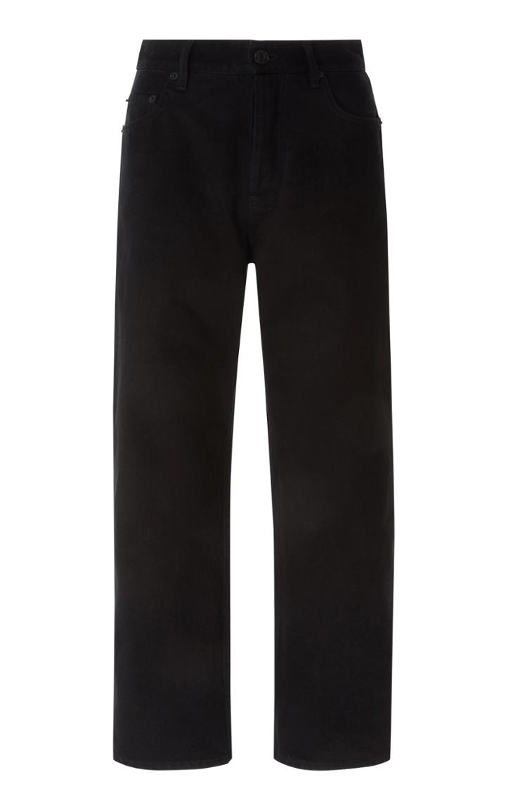 Balenciaga Cropped Rigid High-rise Straight-leg Jean