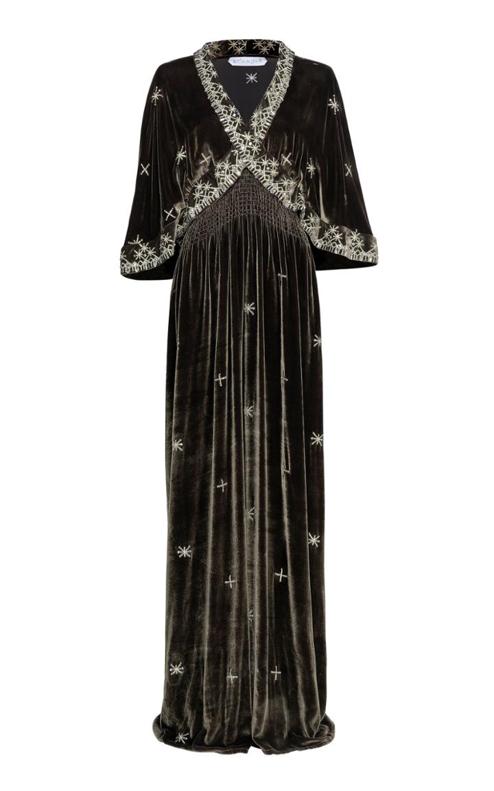 Bthaina V-neck Swarovski Tiered Caftan