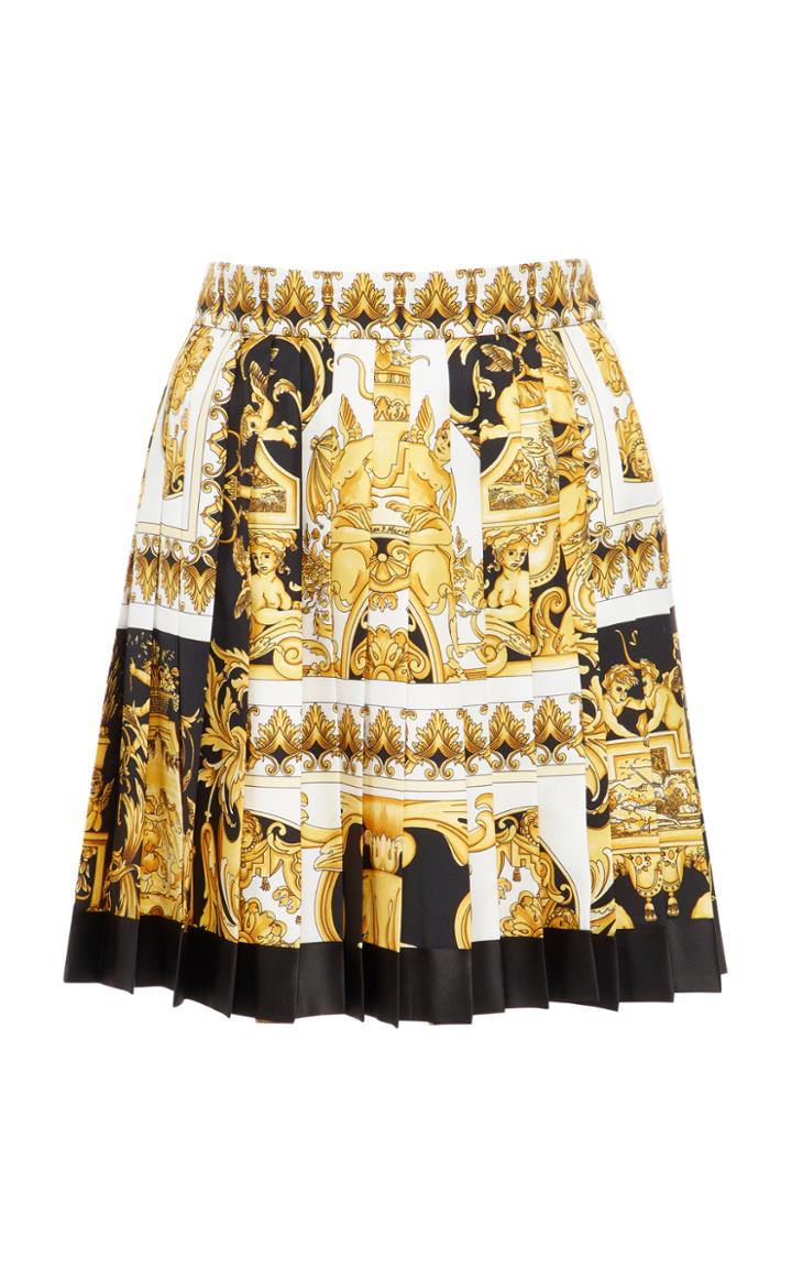 Versace Printed Mini Skirt