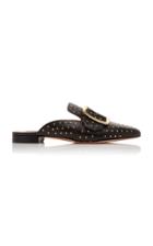 Bally Janesse Stud-embellished Leather Mules