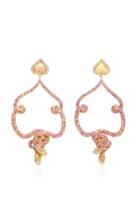 Sylvie Corbelin One-of-a-kind Pink Snake Earrings