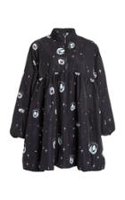 Moda Operandi Sandy Liang Switch Printed Collar Dress