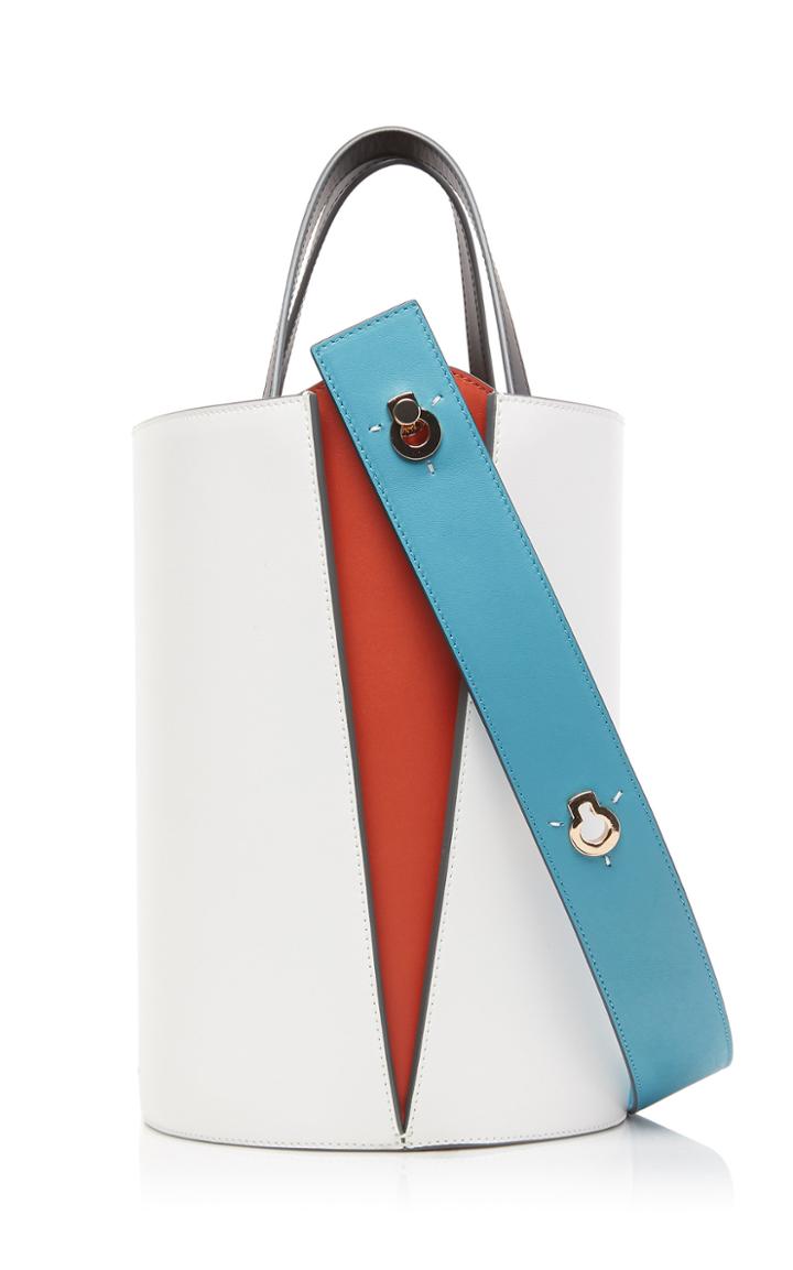 Danse Lente Lorna Mini Color-blocked Leather Tote