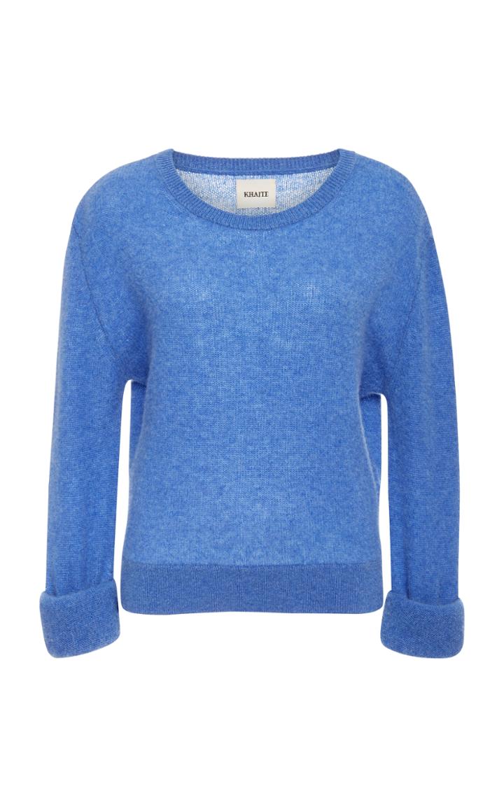 Khaite Jemima Folded Cuff Sweater