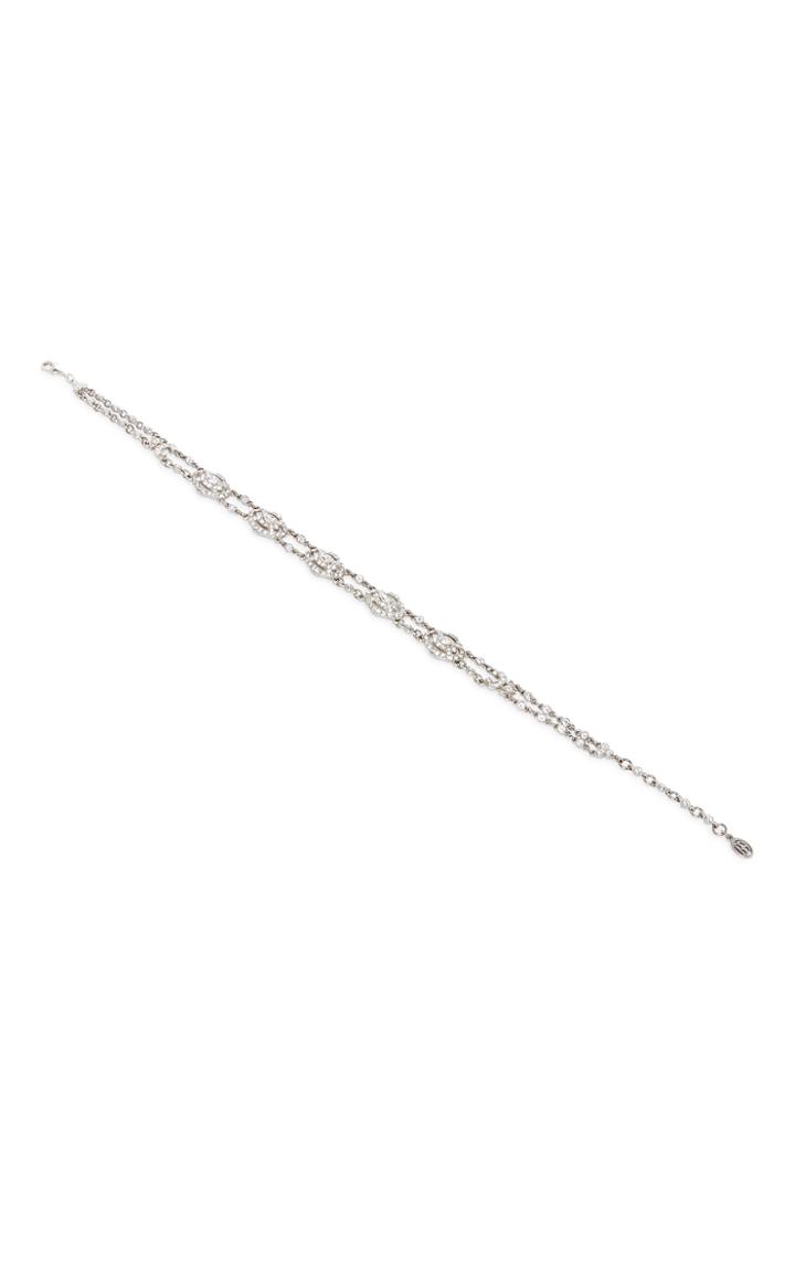 Ben Amun Antique Crystal 5 Station Collar Necklace