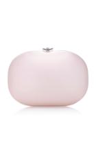 Jeffrey Levinson Elina Brushed Blush Metallic Clutch