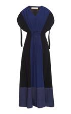 Marni Cap Sleeve Cady Midi Dress