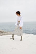 Georgia Alice Snake Print Midi Skirt