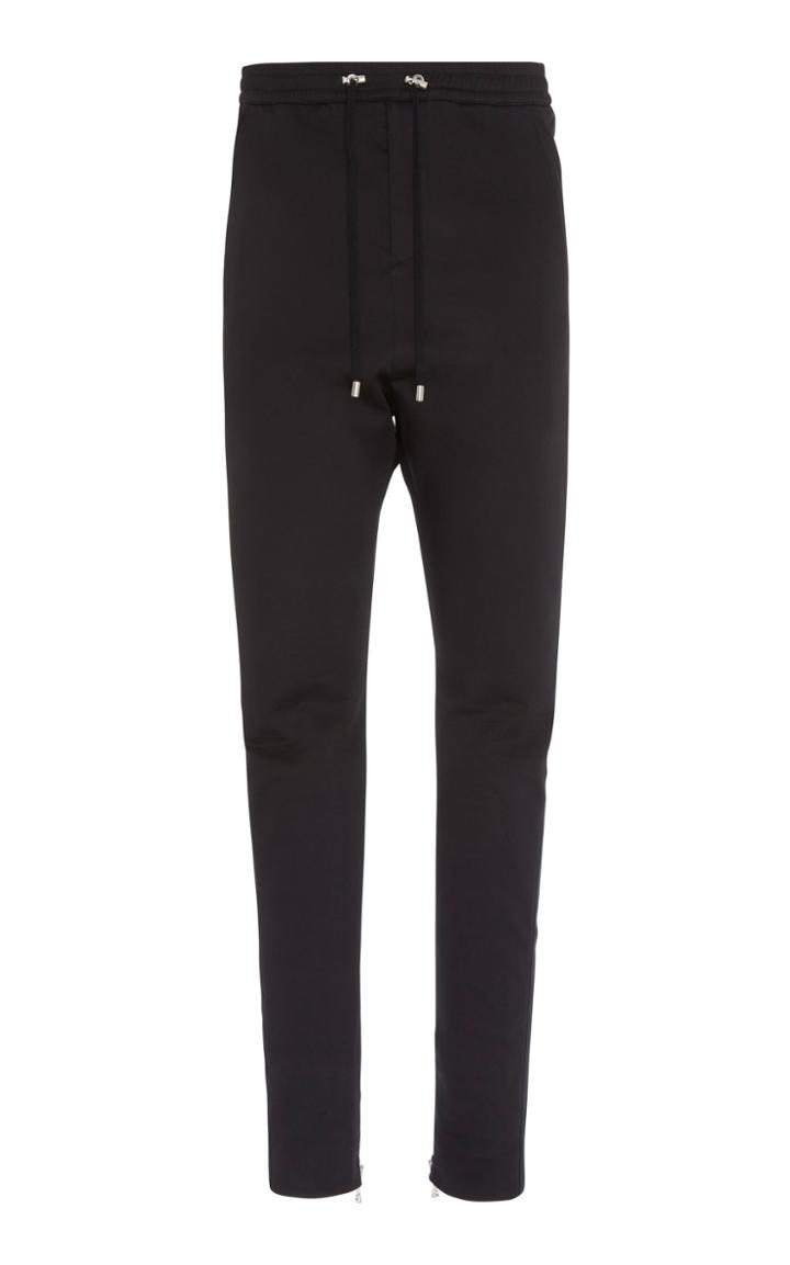 Balmain Stretch-wool Slim-leg Sweatpants