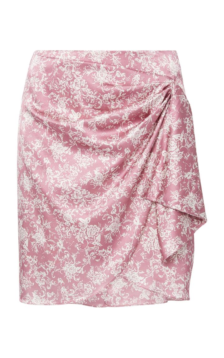 Caroline Constas Koren Wrap Mini Skirt