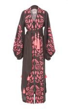 Yuliya Magdych Paradise Birds Linen Caftan