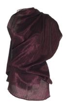 Roland Mouret Lyan One-shoulder Lurex Plisse Blouse