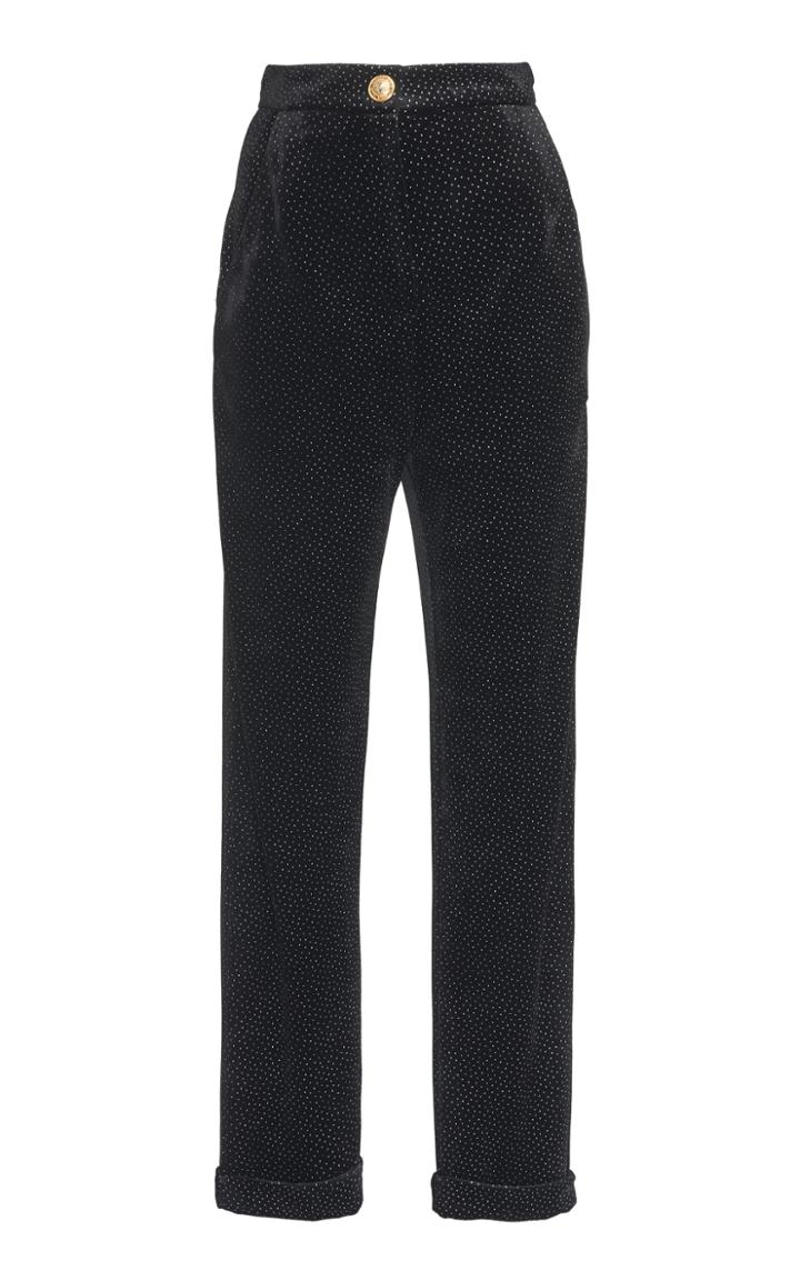 Balmain Glitter High Waisted Pant