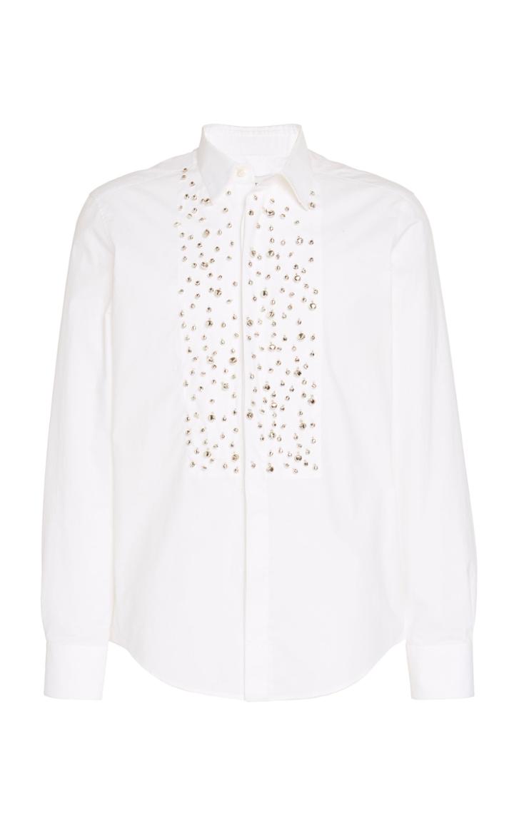 Lanvin Crochet Button Up Shirt